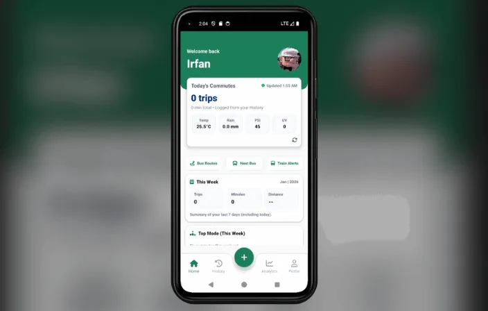 EcoCommute screenshot 1